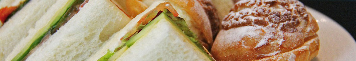 Eating Sandwich at Sanpanino restaurant in New York, NY.